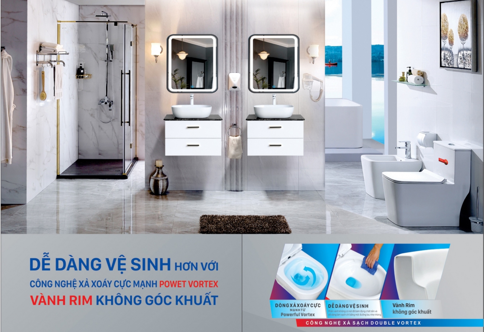 ĐẠI LÝ CUNG CẤP THIẾT BỊ VỆ SINH CERADO CAO CẤP Bà Rịa - Vũng Tàu